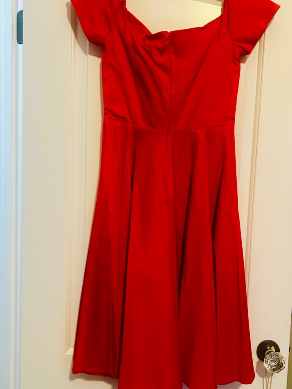 British Retro 'Rhonda's Revenge' Red Dress - Picture 4 of 5